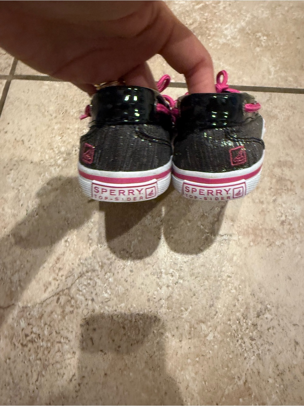 Girls Sperry top slider size 1.5 - Picture 4 of 6